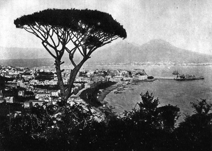 Вид Неаполя с холма Вомеро
